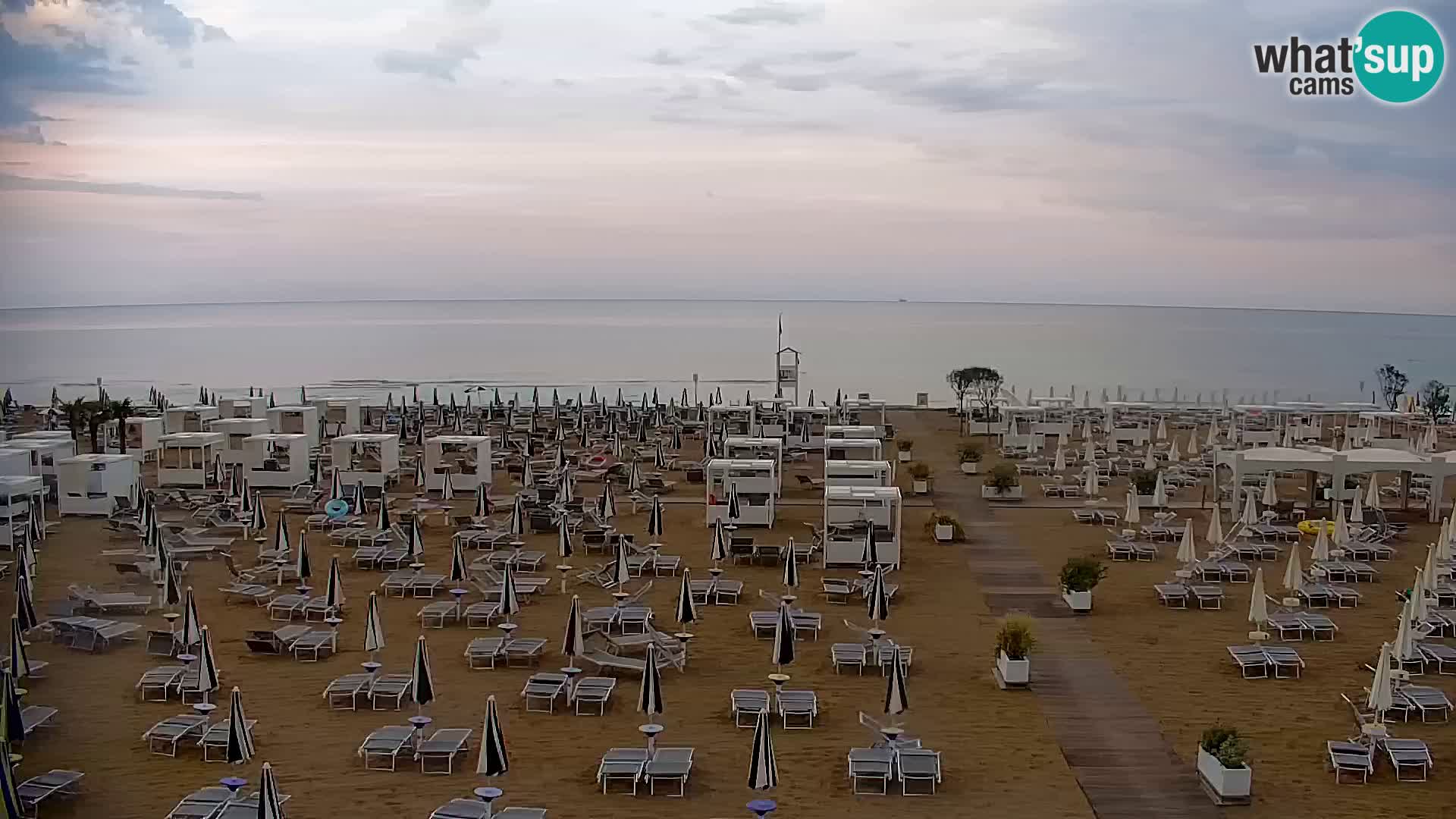 La plage de Bibione webcam en direct | Italien