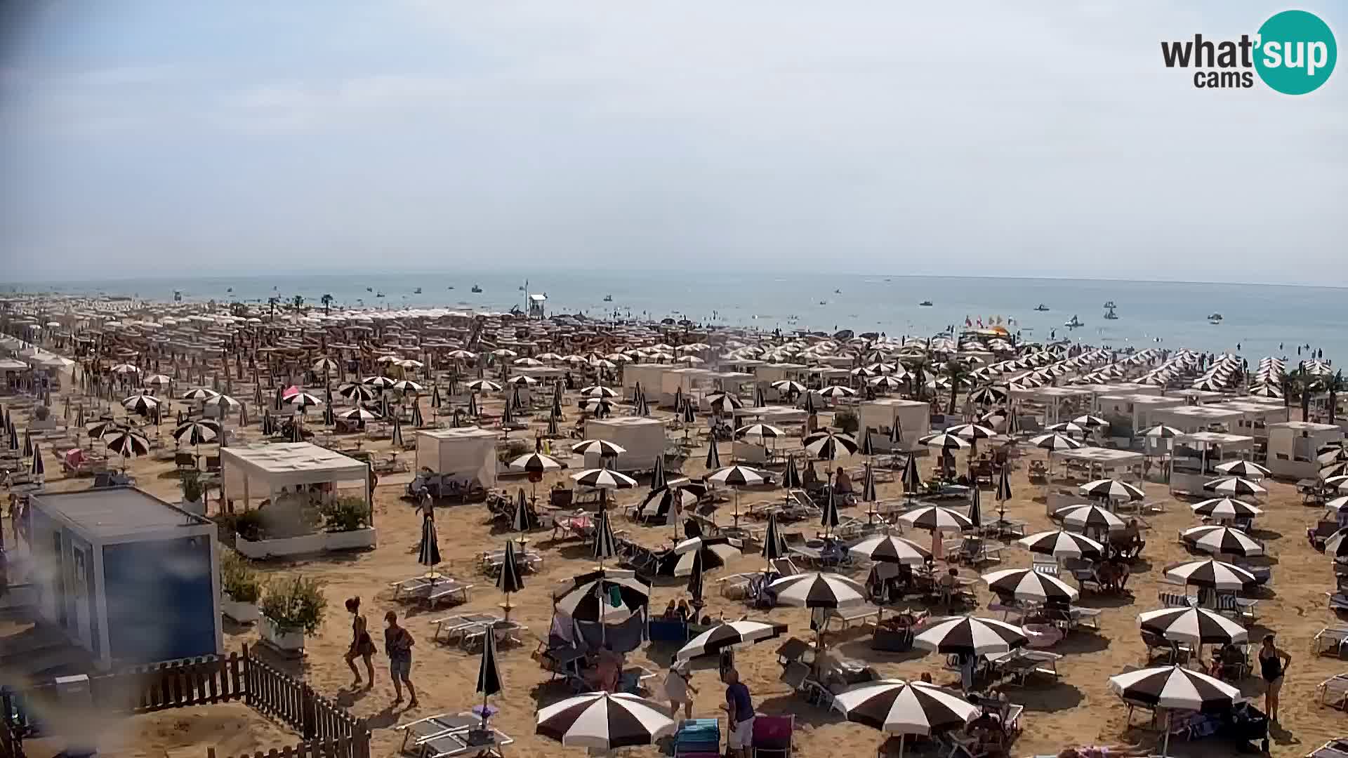 La plage de Bibione webcam en direct | Italien