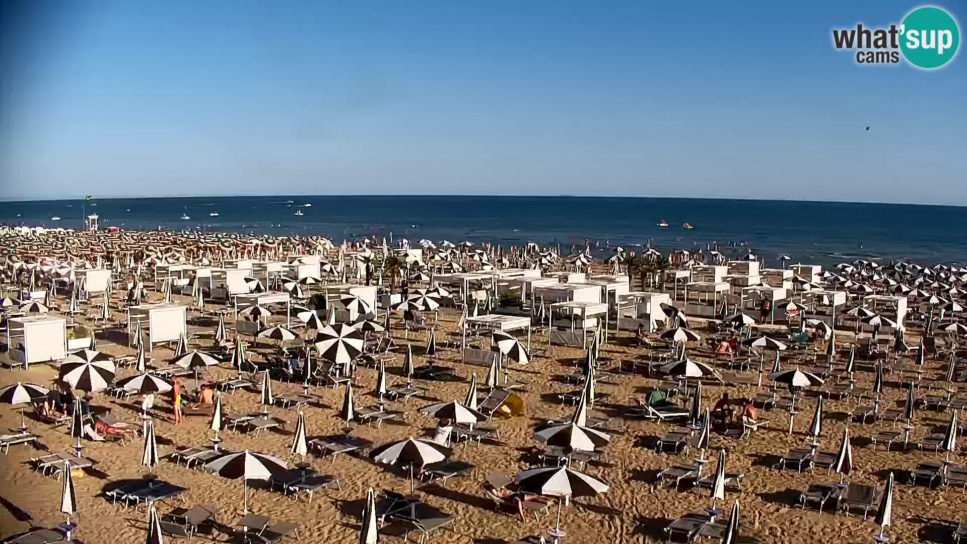 La plage de Bibione webcam en direct | Italien