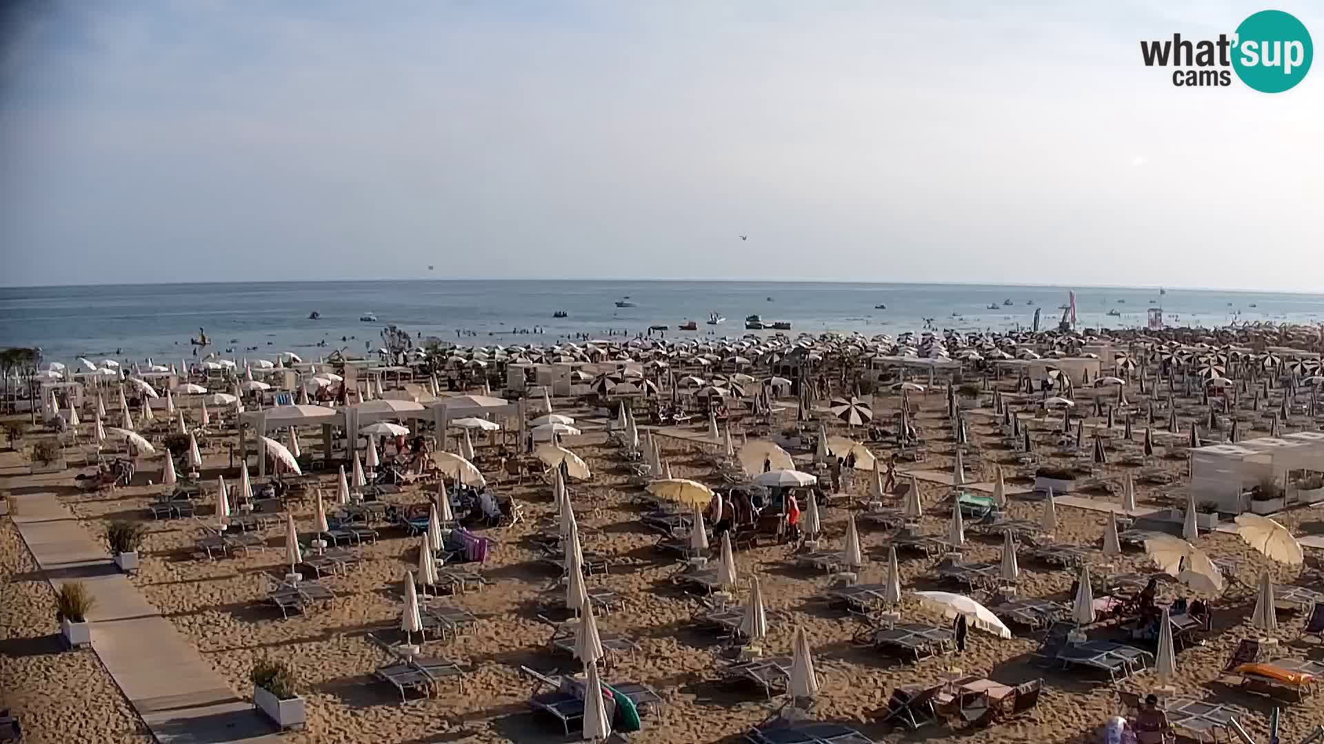 La plage de Bibione webcam en direct | Italien