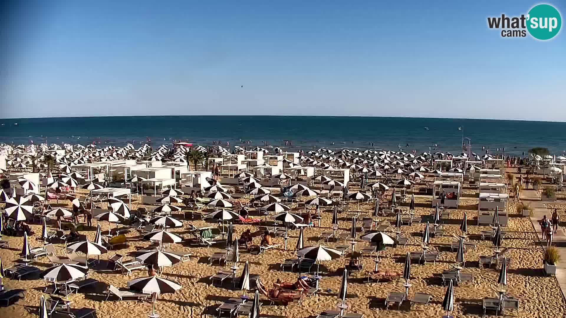 La plage de Bibione webcam en direct | Italien