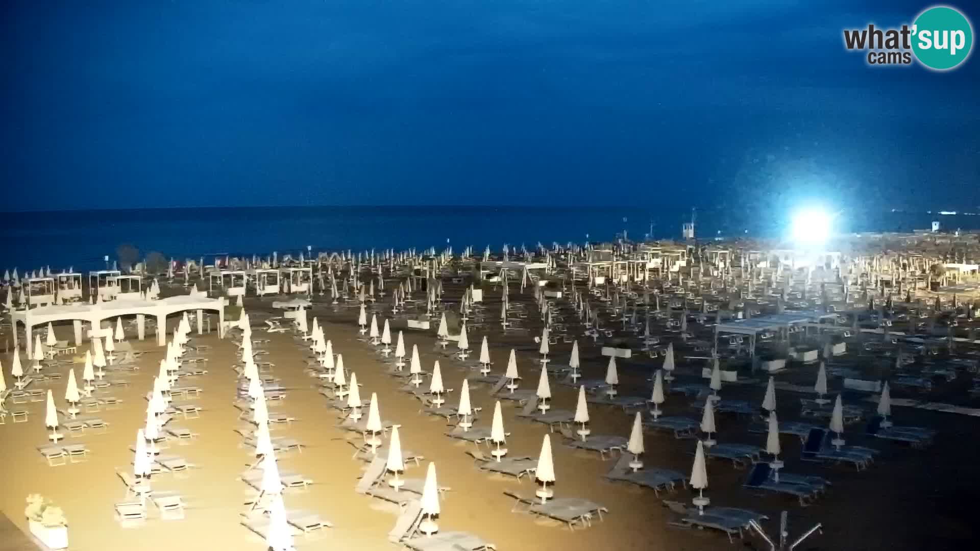La plage de Bibione webcam en direct | Italien