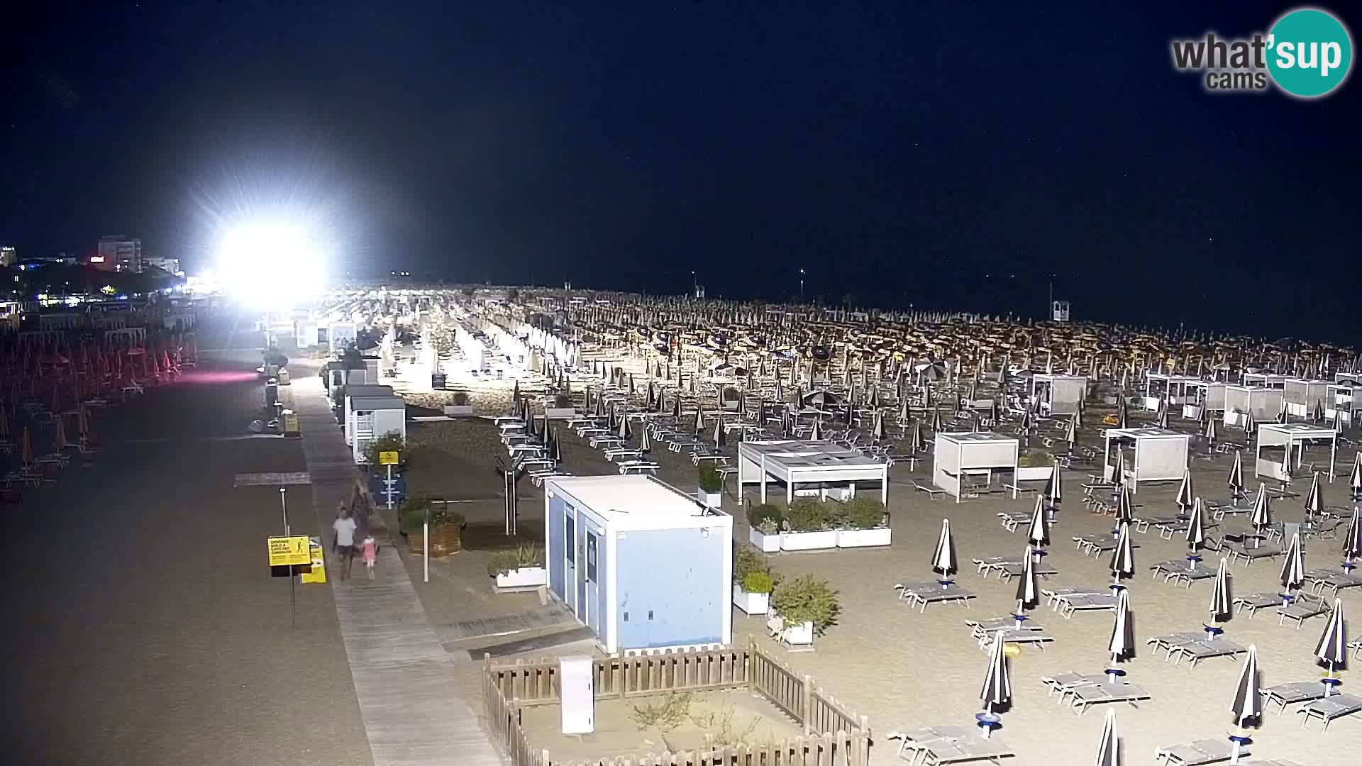 La plage de Bibione webcam en direct | Italien