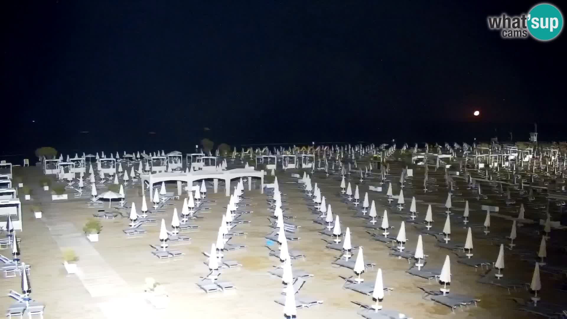 La plage de Bibione webcam en direct | Italien