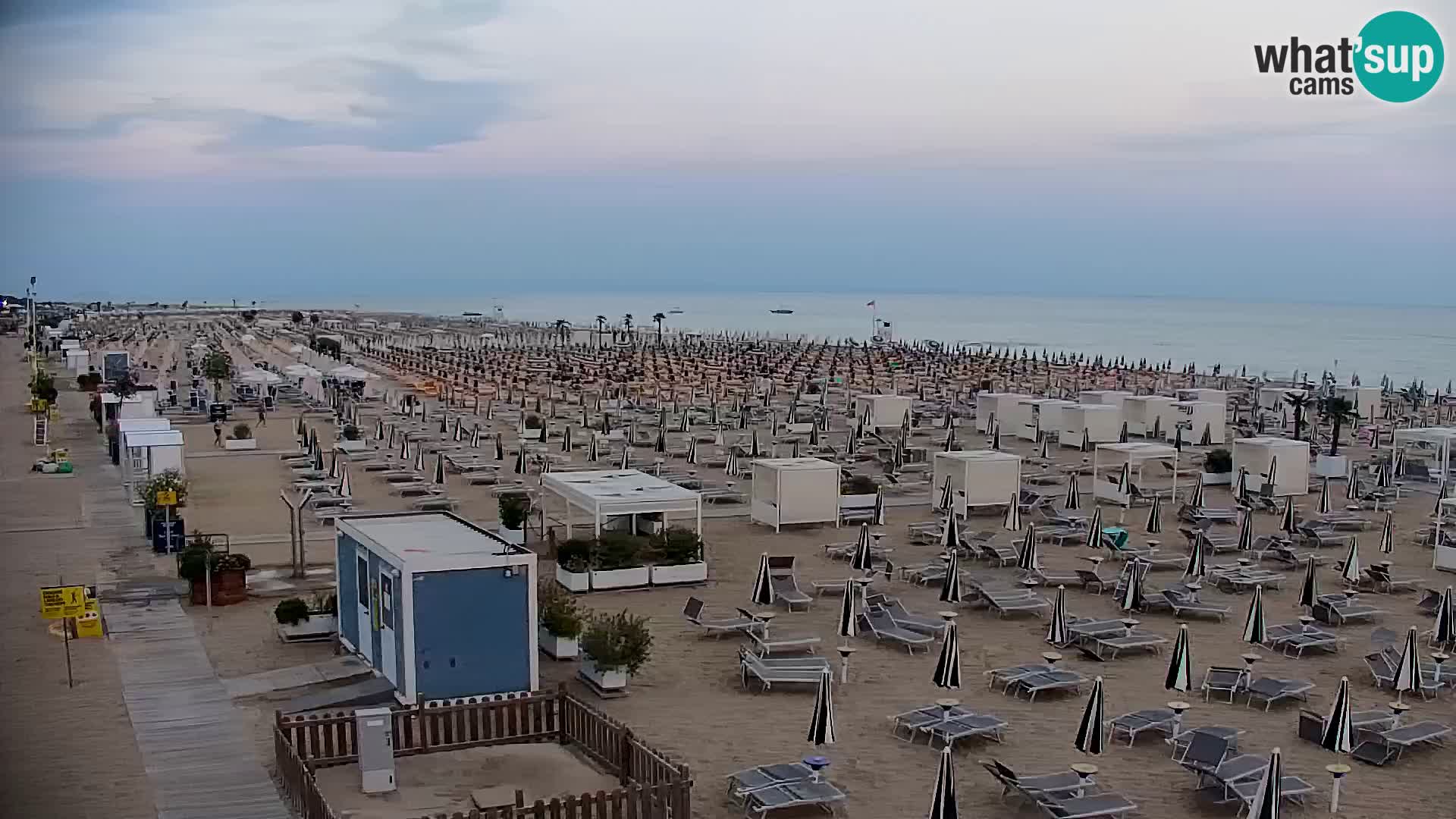 La plage de Bibione webcam en direct | Italien