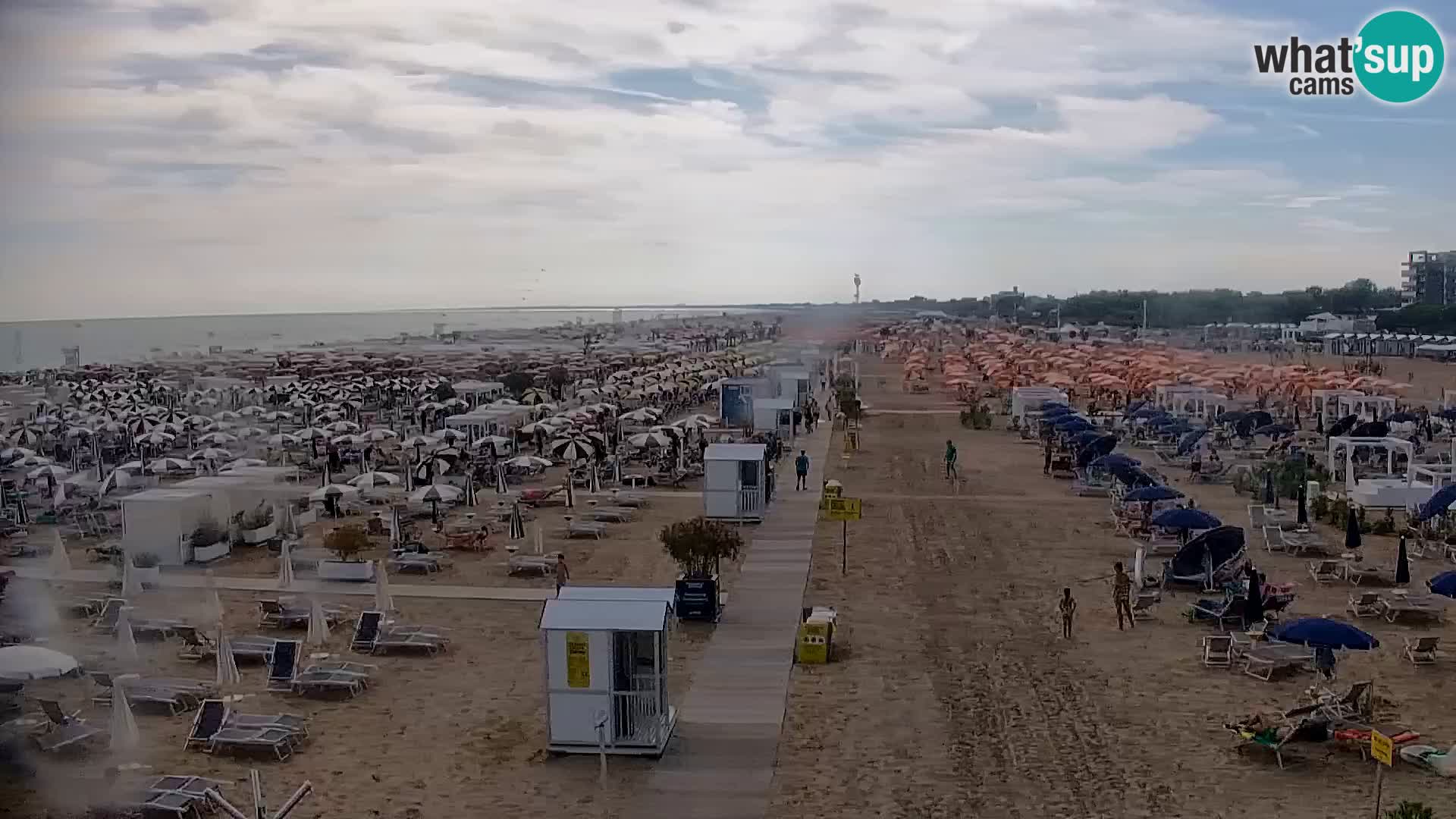 La plage de Bibione webcam en direct | Italien