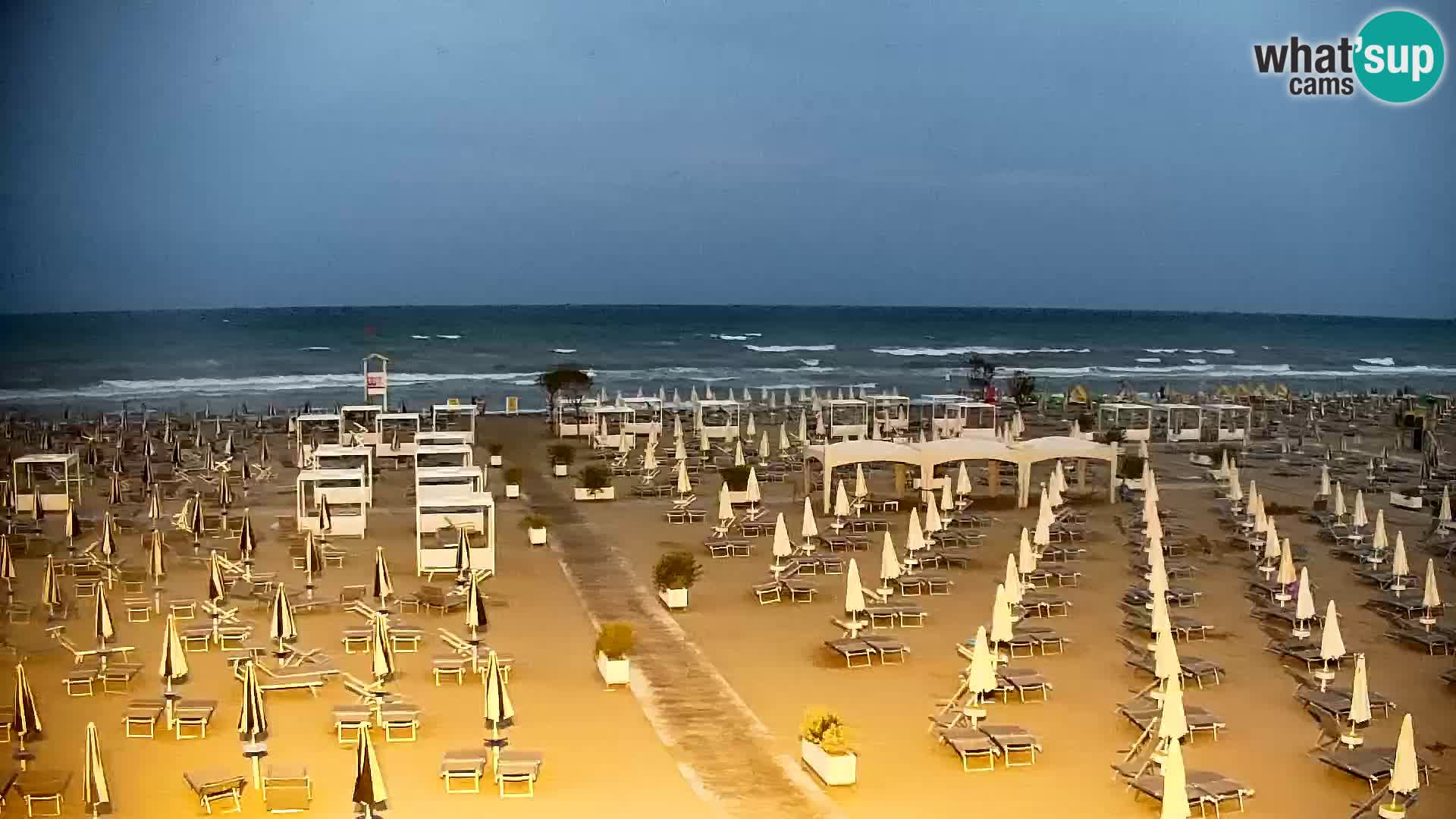 La plage de Bibione webcam en direct | Italien