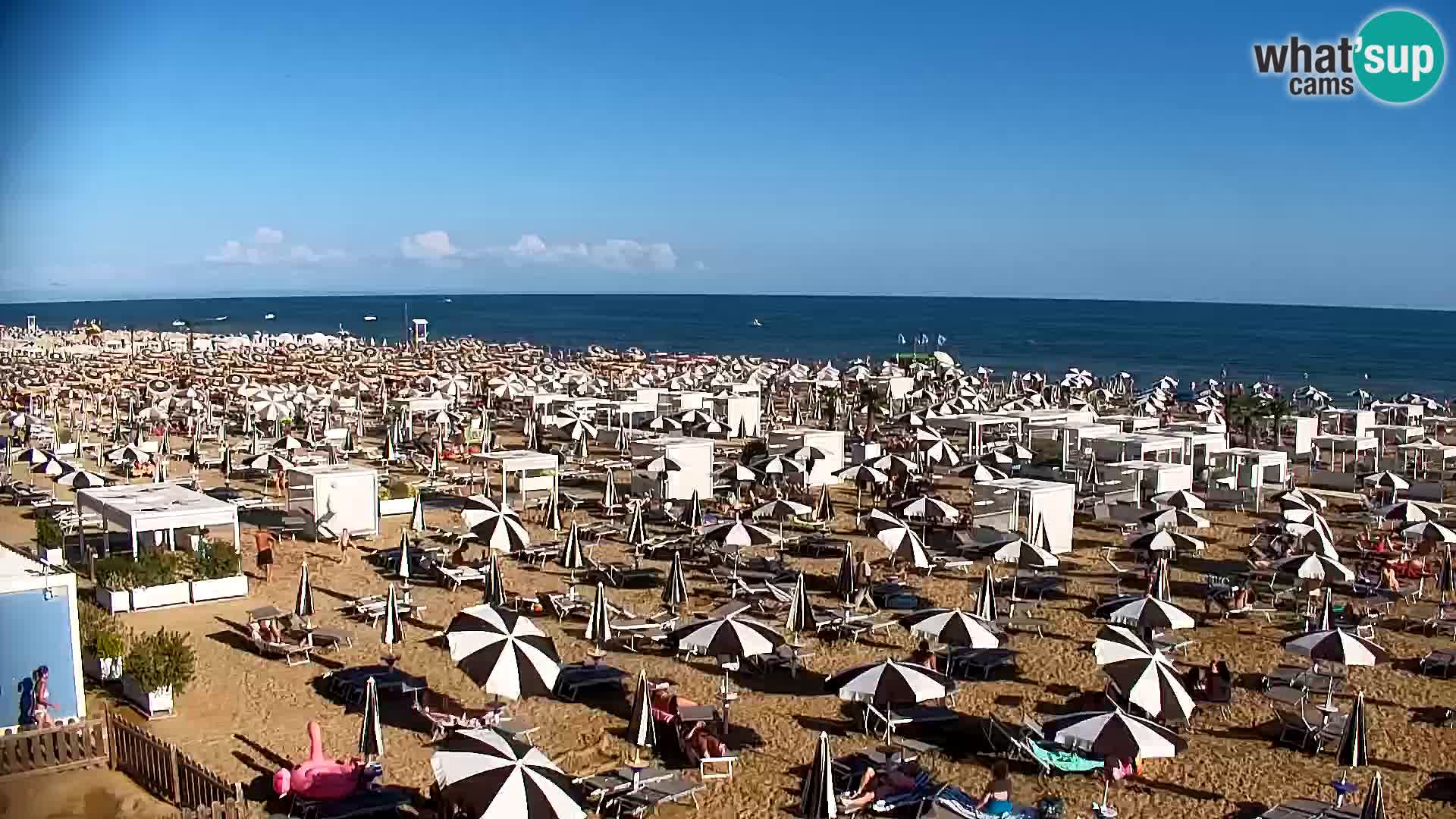 La plage de Bibione webcam en direct | Italien