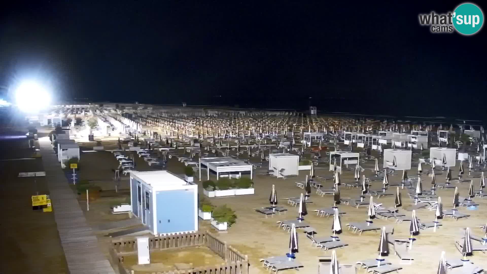 La plage de Bibione webcam en direct | Italien