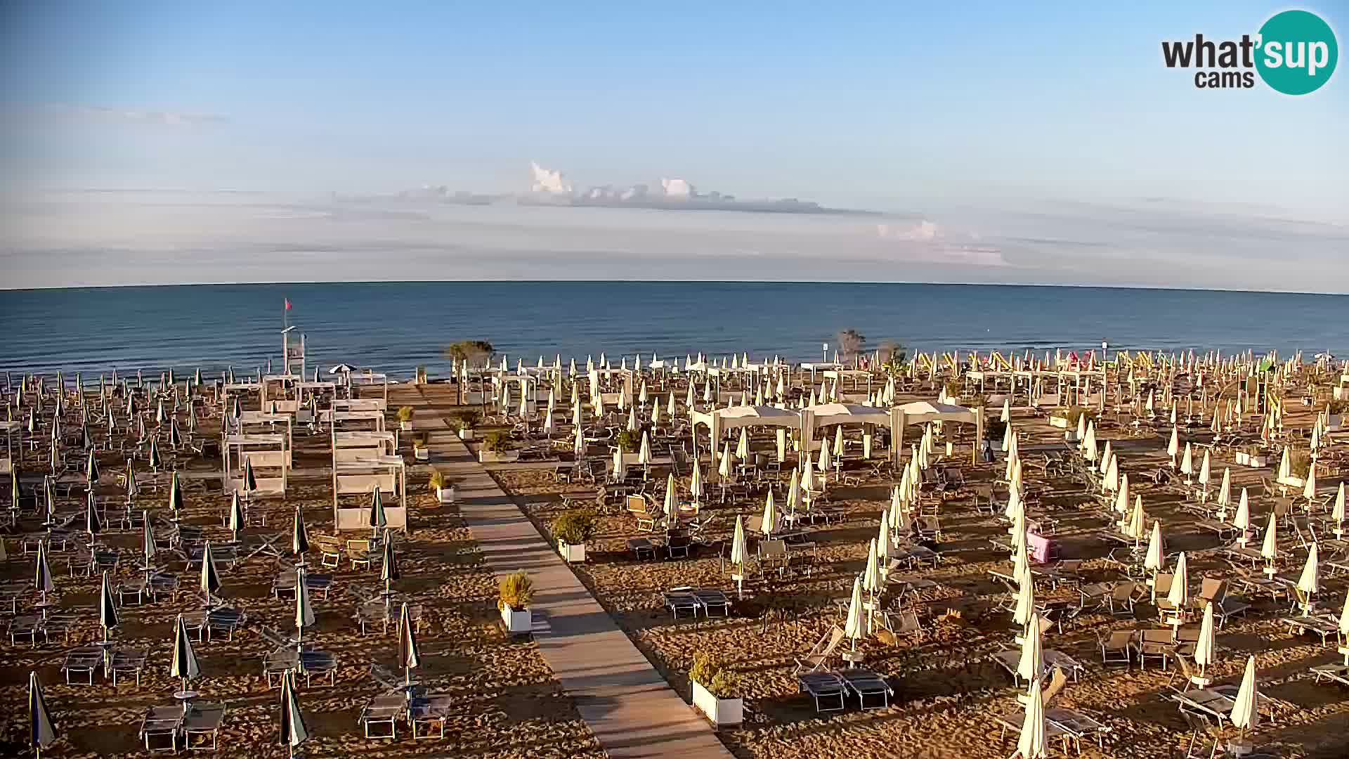 La plage de Bibione webcam en direct | Italien