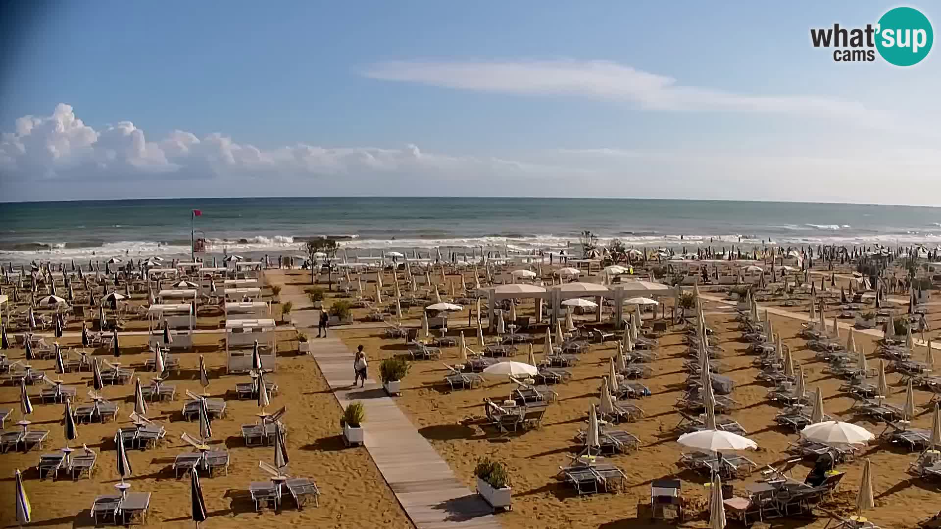 La plage de Bibione webcam en direct | Italien