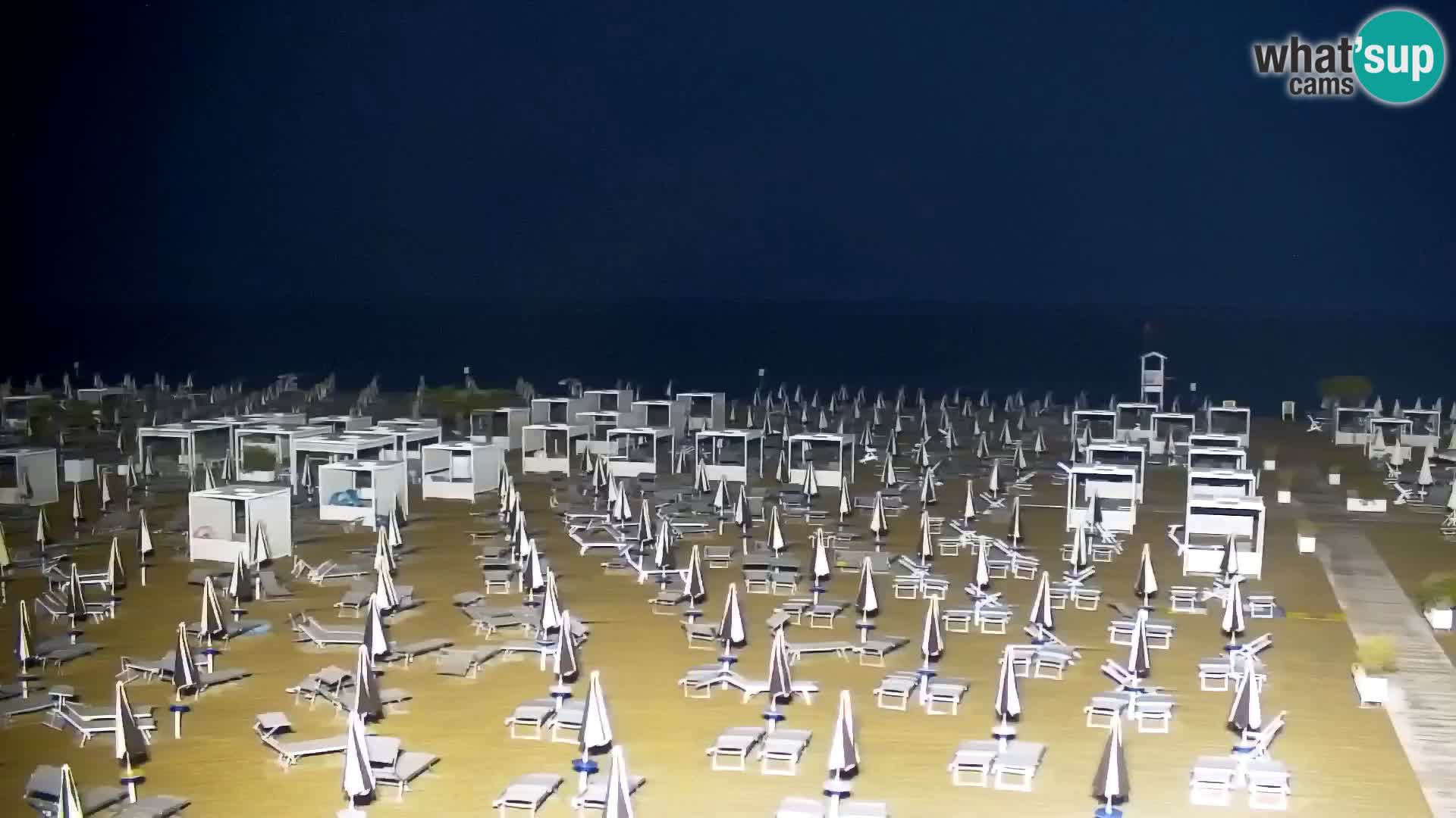 La plage de Bibione webcam en direct | Italien