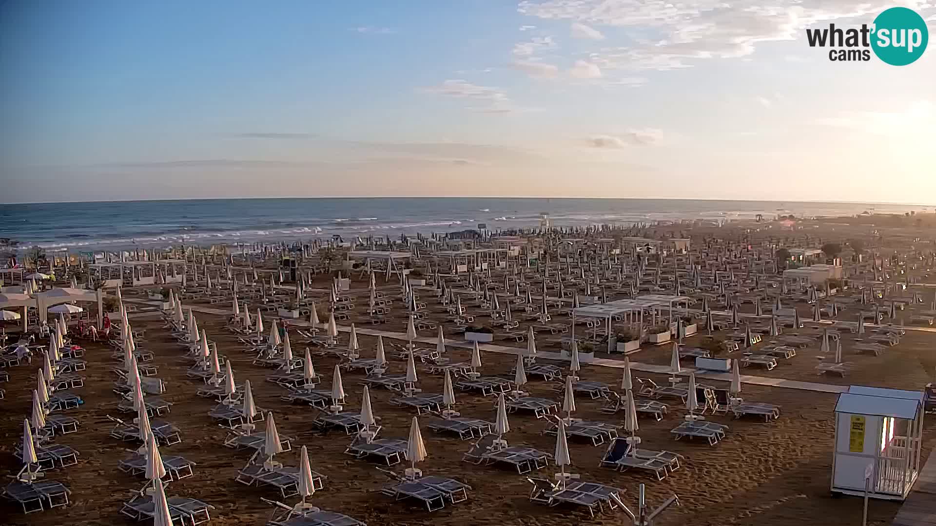 La plage de Bibione webcam en direct | Italien