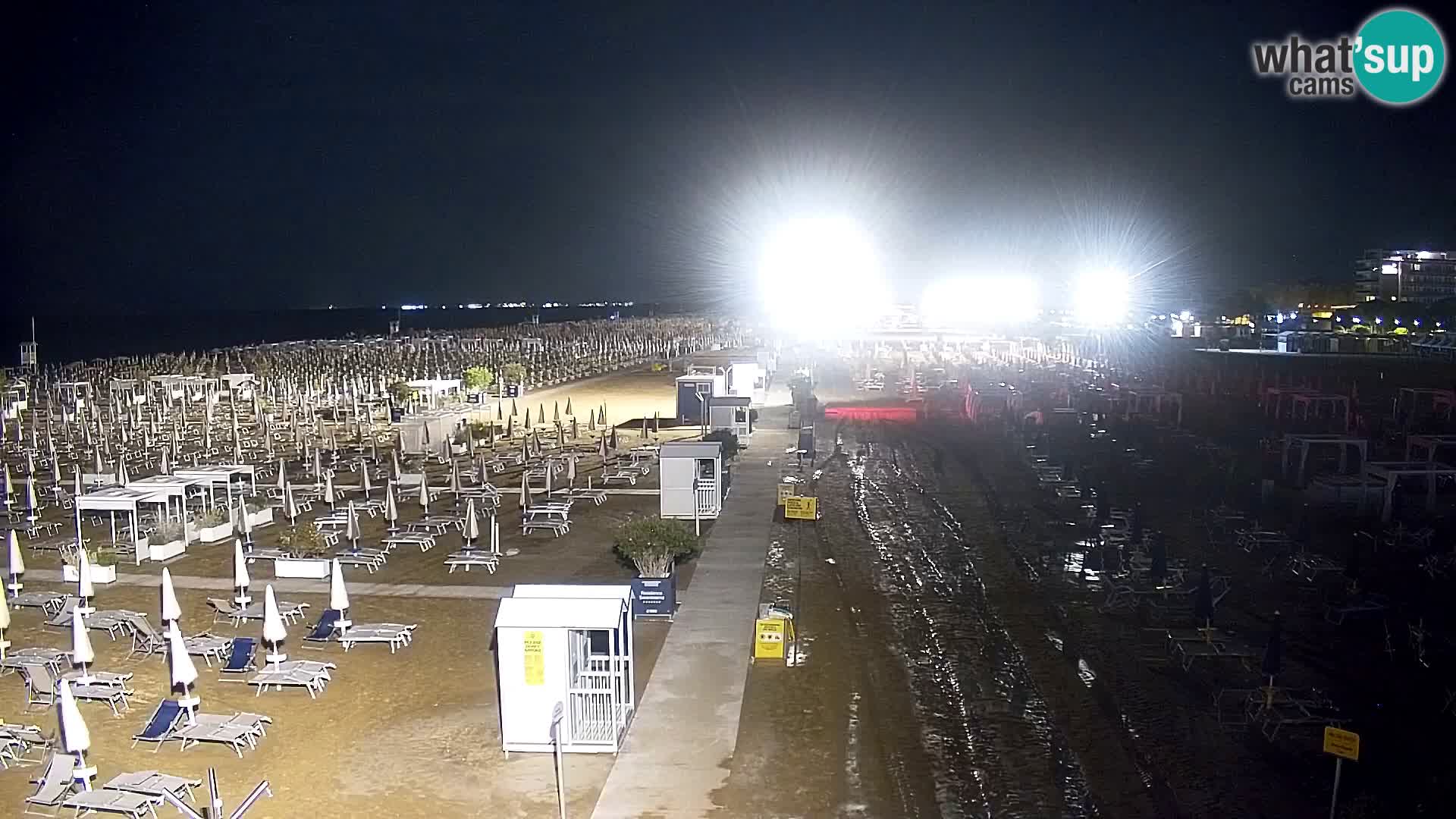 La plage de Bibione webcam en direct | Italien