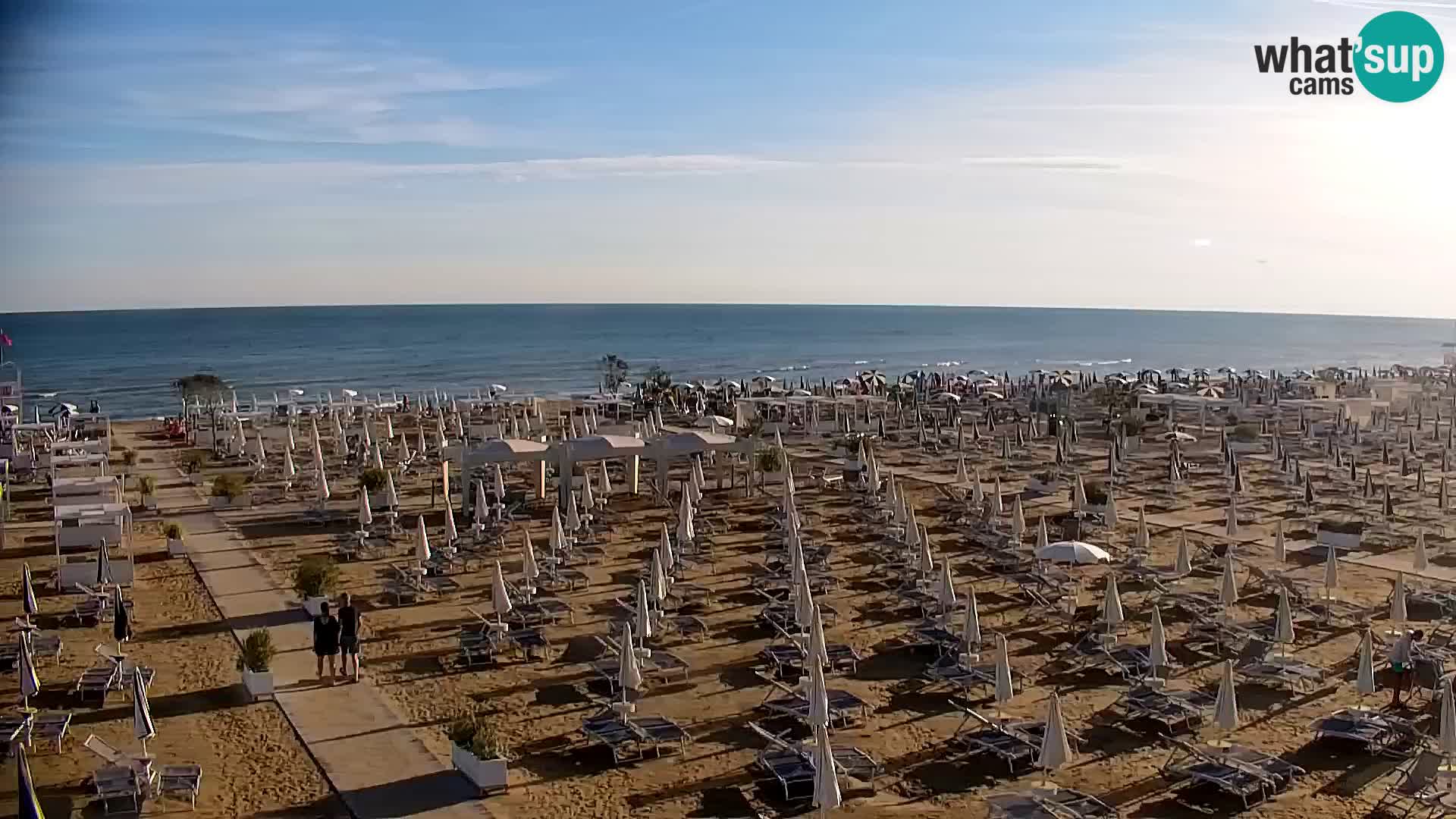 La plage de Bibione webcam en direct | Italien