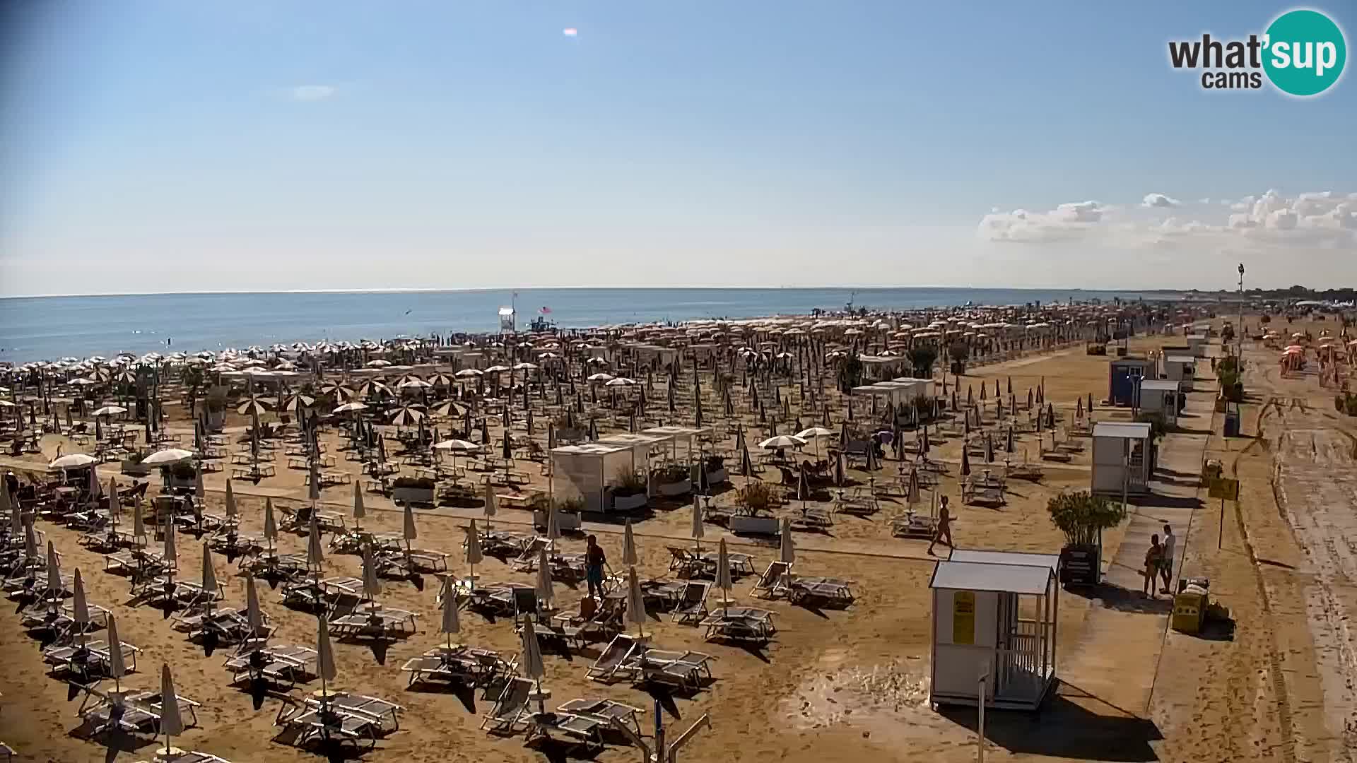 La plage de Bibione webcam en direct | Italien