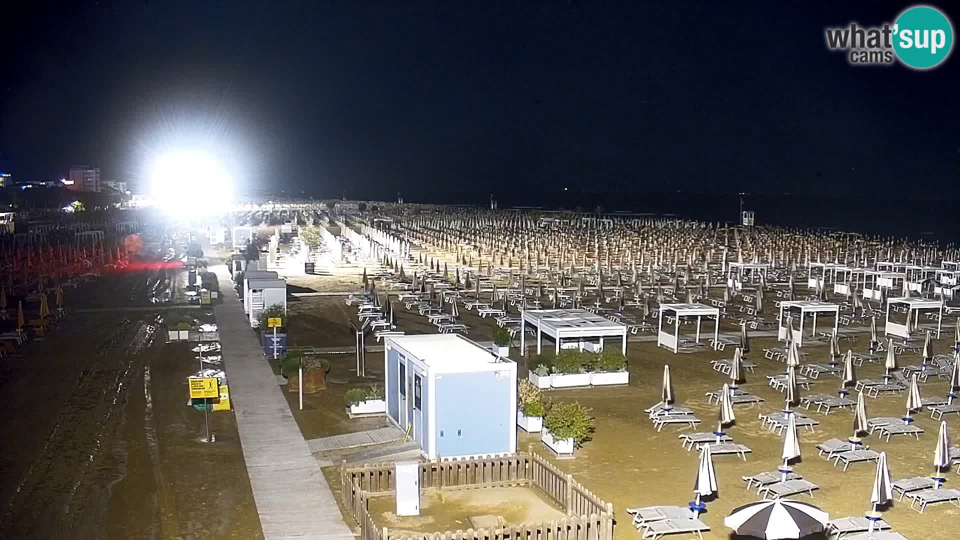 La plage de Bibione webcam en direct | Italien