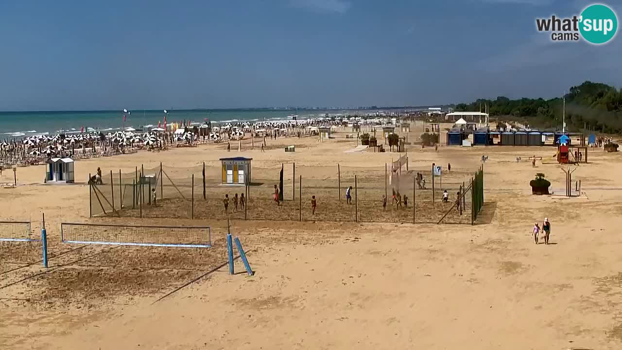 Kamera Bibione plaža Lido del Sole | Italija