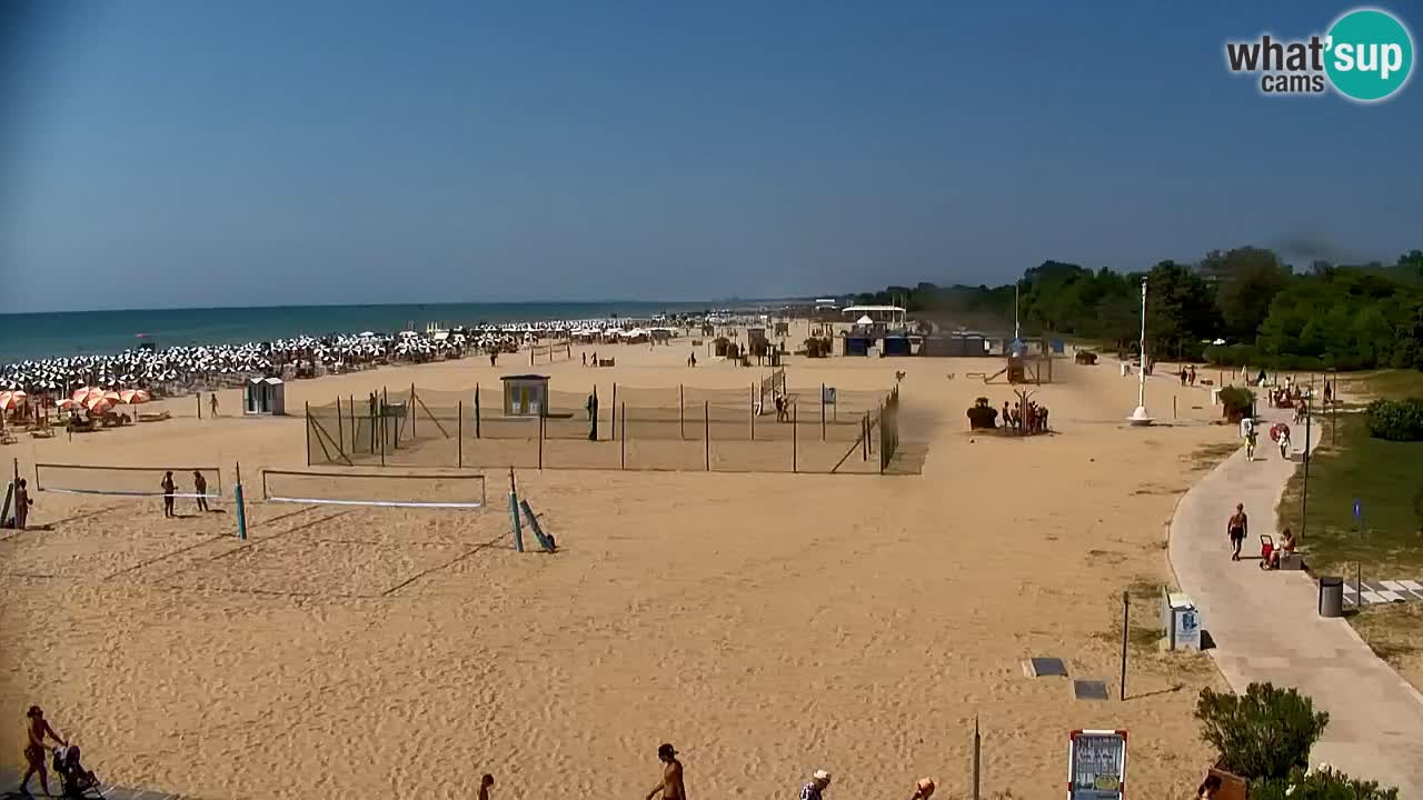 Kamera Bibione plaža Lido del Sole | Italija
