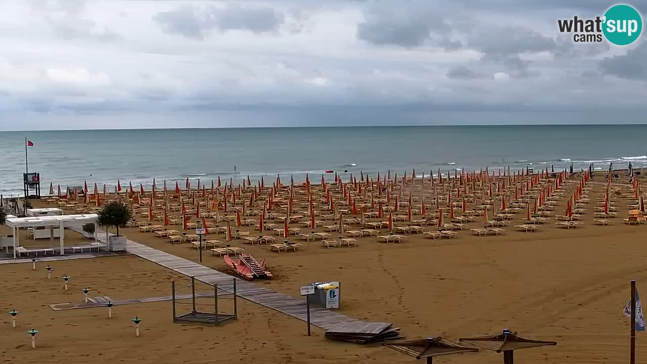 Kamera Bibione plaža Lido del Sole | Italija