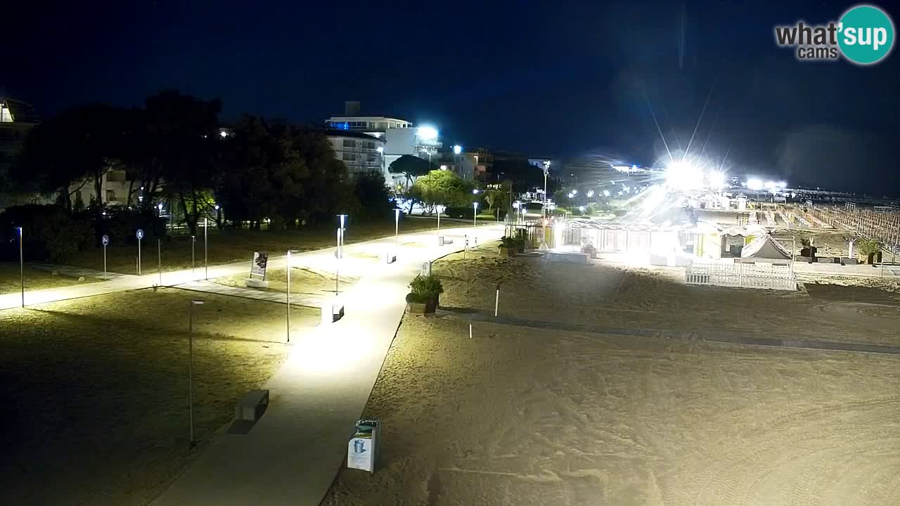 Kamera Bibione plaža Lido del Sole | Italija