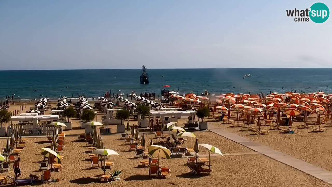 Kamera Bibione plaža Lido del Sole | Italija
