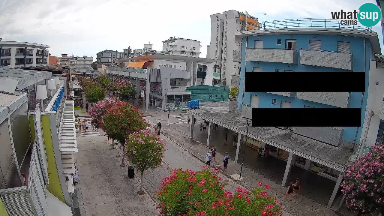 Webcam Passeggiata Bibione – Viale delle Costellazioni in Diretta