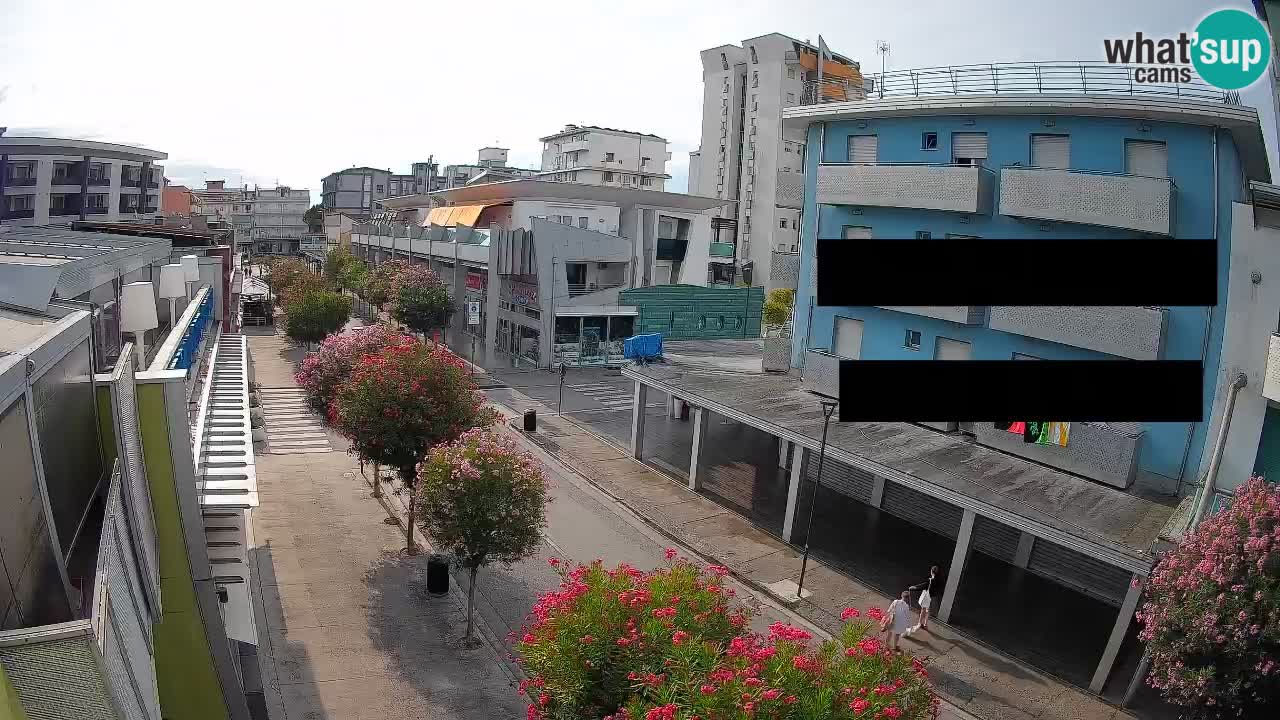 Webcam Promenade de Bibione – Viale delle Costellazioni en direct