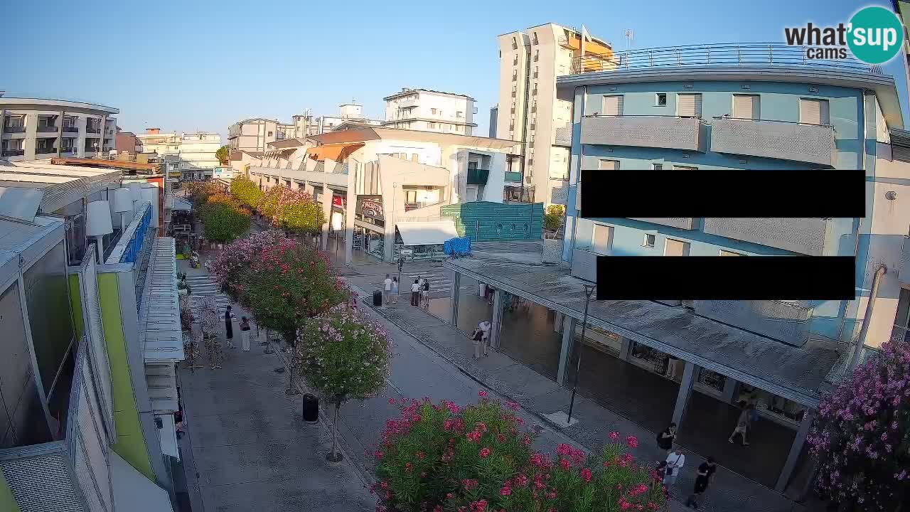 Webcam Passeggiata Bibione – Viale delle Costellazioni in Diretta