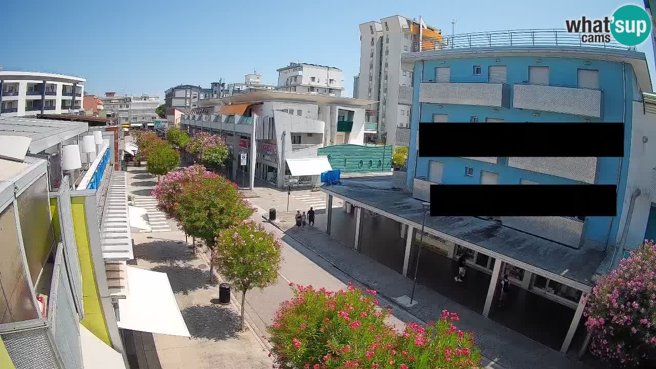 Webcam Promenade de Bibione – Viale delle Costellazioni en direct