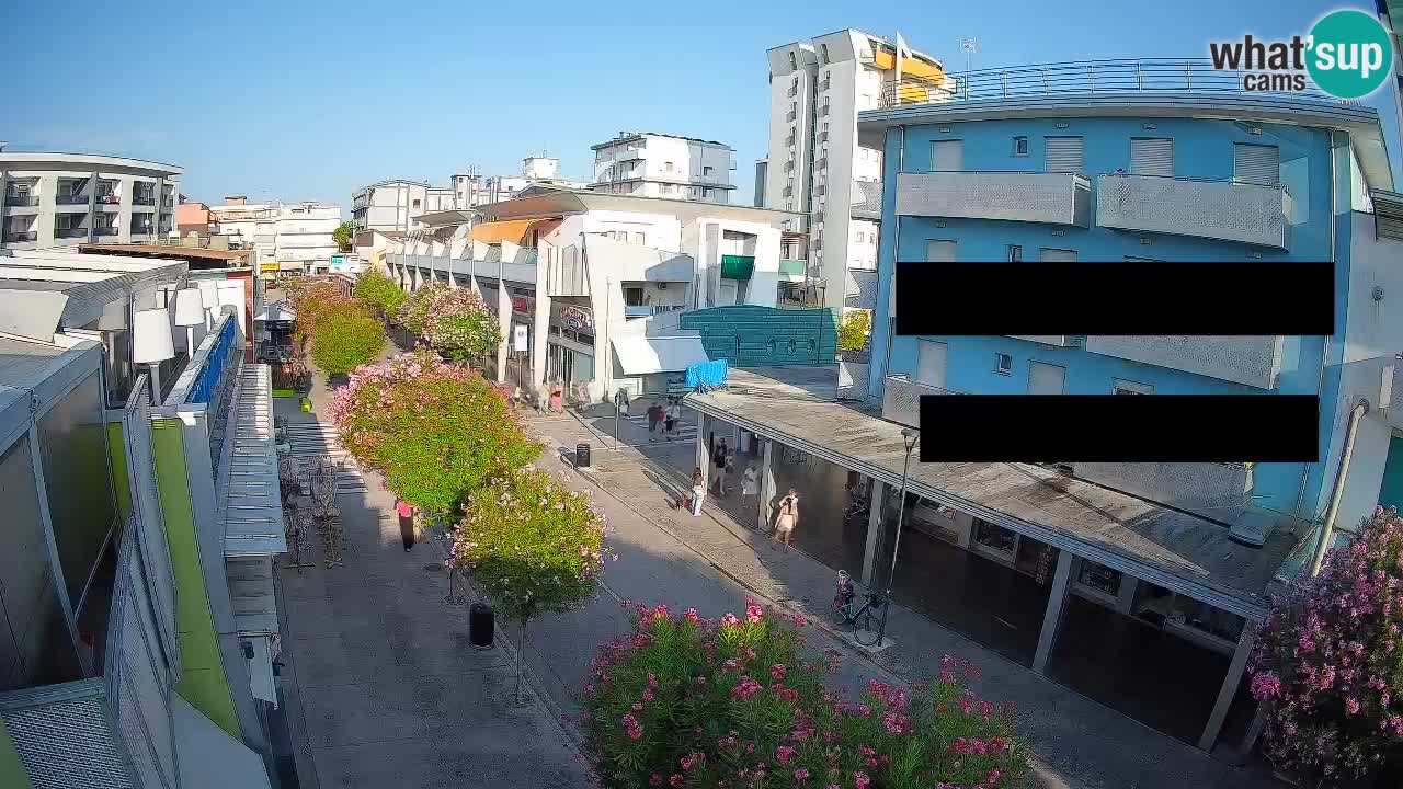 Spletna kamera Bibione Peš cona – Viale delle Costellazioni v živo