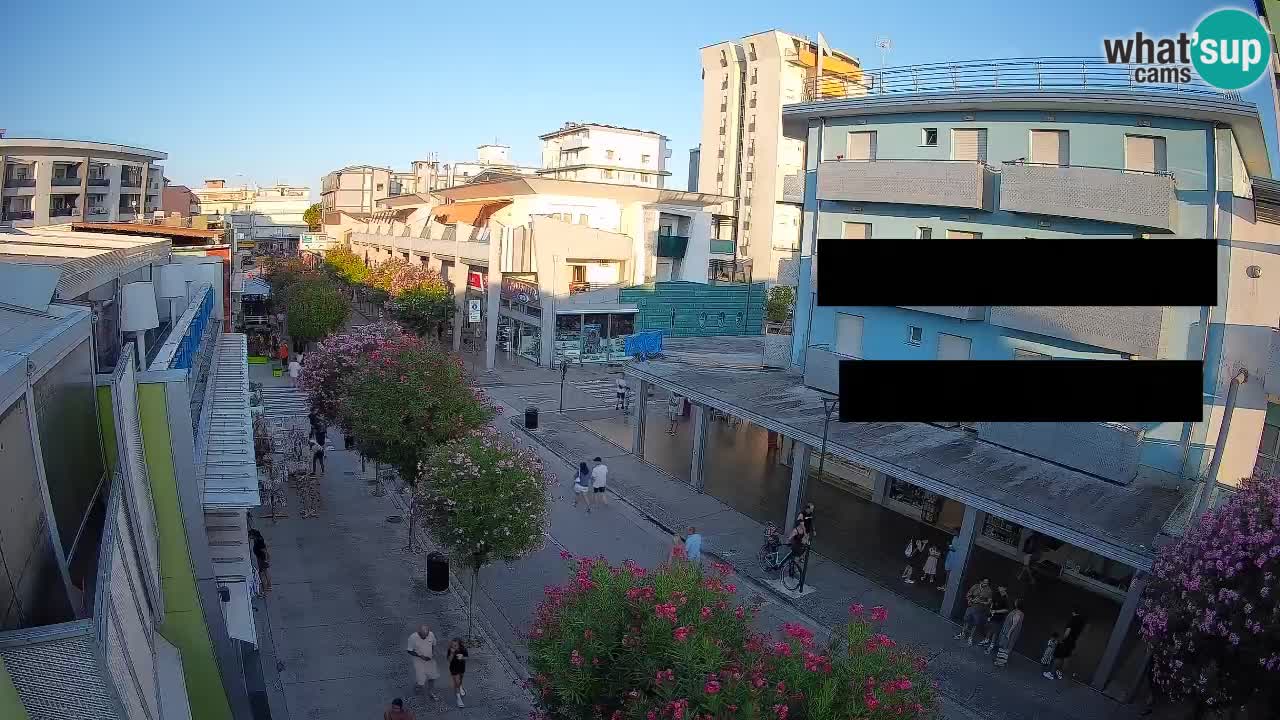 Webcam Promenade de Bibione – Viale delle Costellazioni en direct
