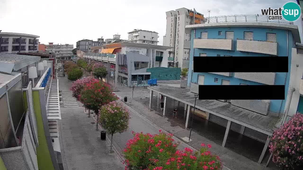 Bibione Fußgängerzone Webcam – Viale delle Costellazioni live