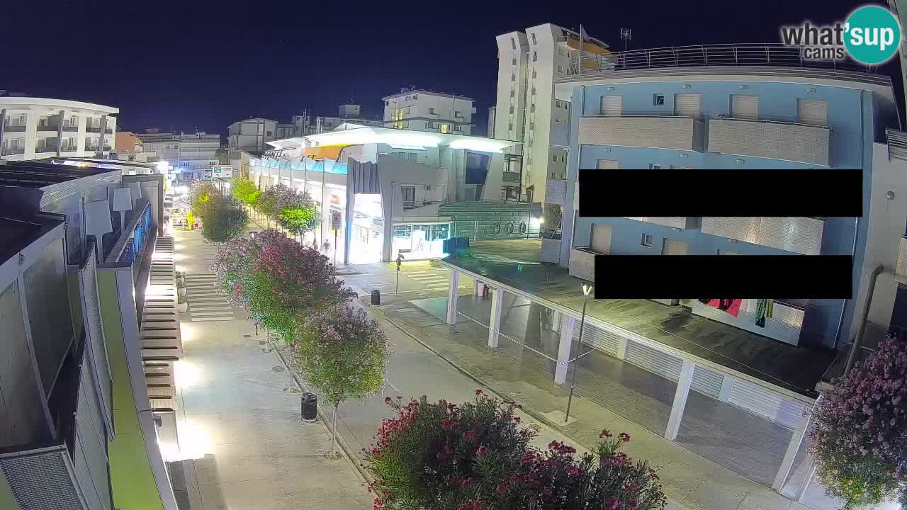 Webcam Promenade de Bibione – Viale delle Costellazioni en direct