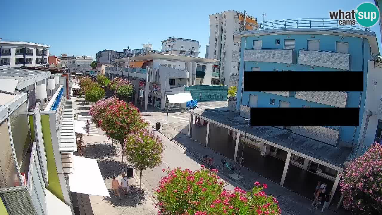 Webcam Passeggiata Bibione – Viale delle Costellazioni in Diretta
