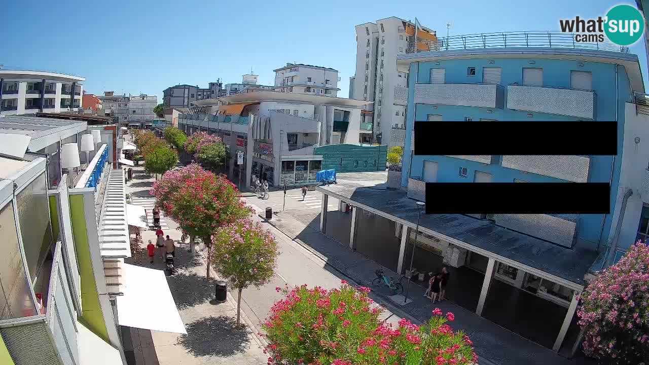 Webcam Passeggiata Bibione – Viale delle Costellazioni in Diretta