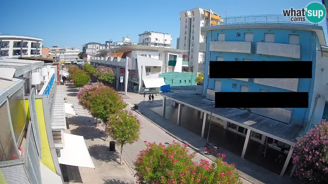 Webcam Promenade de Bibione – Viale delle Costellazioni en direct