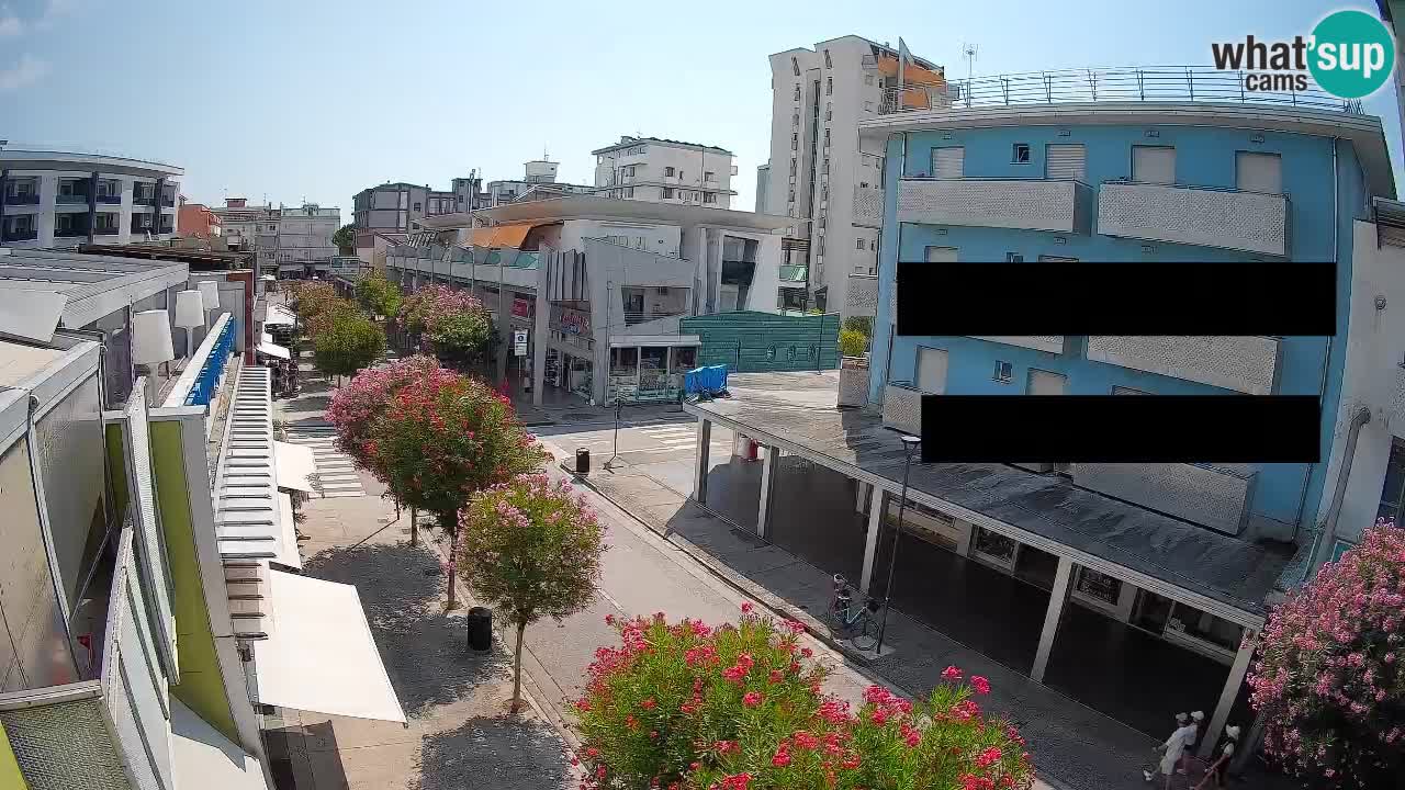 Web kamera Bibione Šetnica – Viale delle Costellazioni uživo
