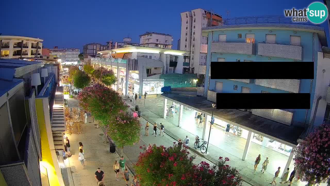Webcam Promenade de Bibione – Viale delle Costellazioni en direct