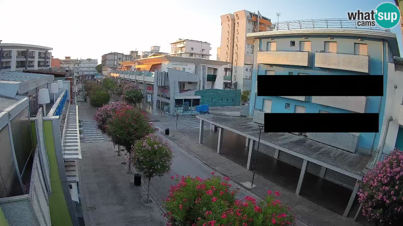 Webcam Paseo de Bibione – Viale delle Costellazioni en directo