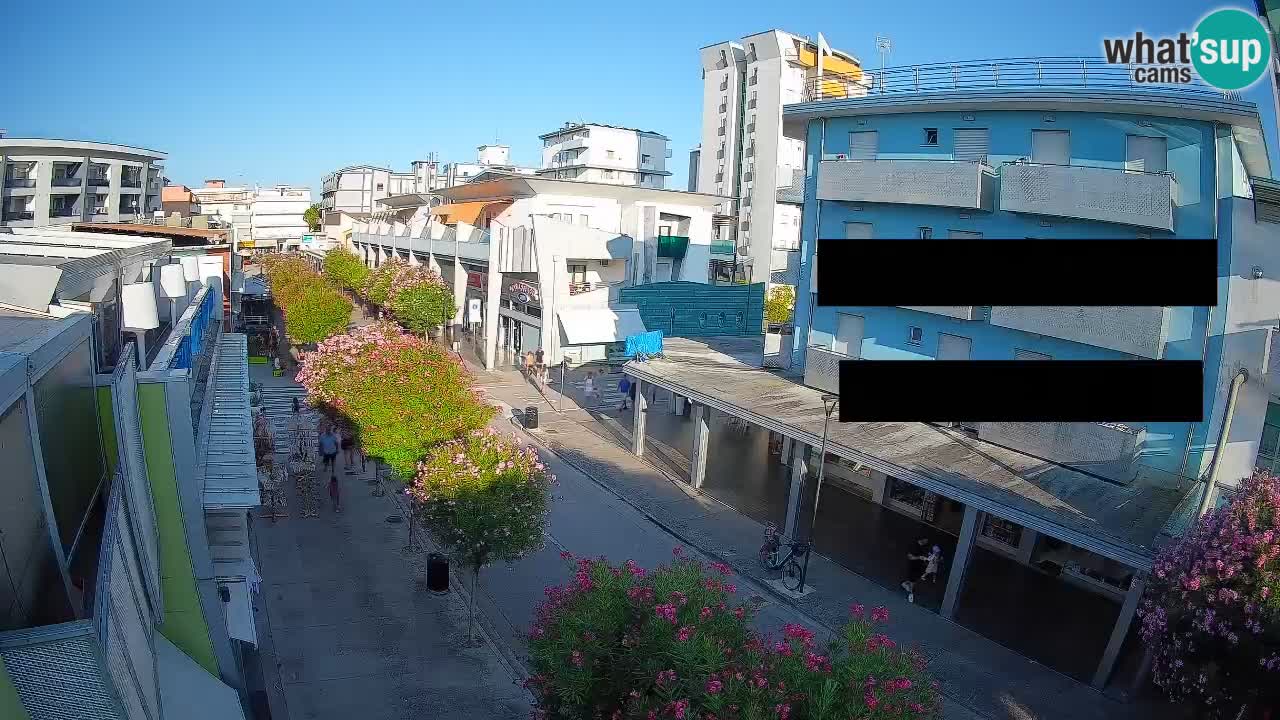 Web kamera Bibione Šetnica – Viale delle Costellazioni uživo
