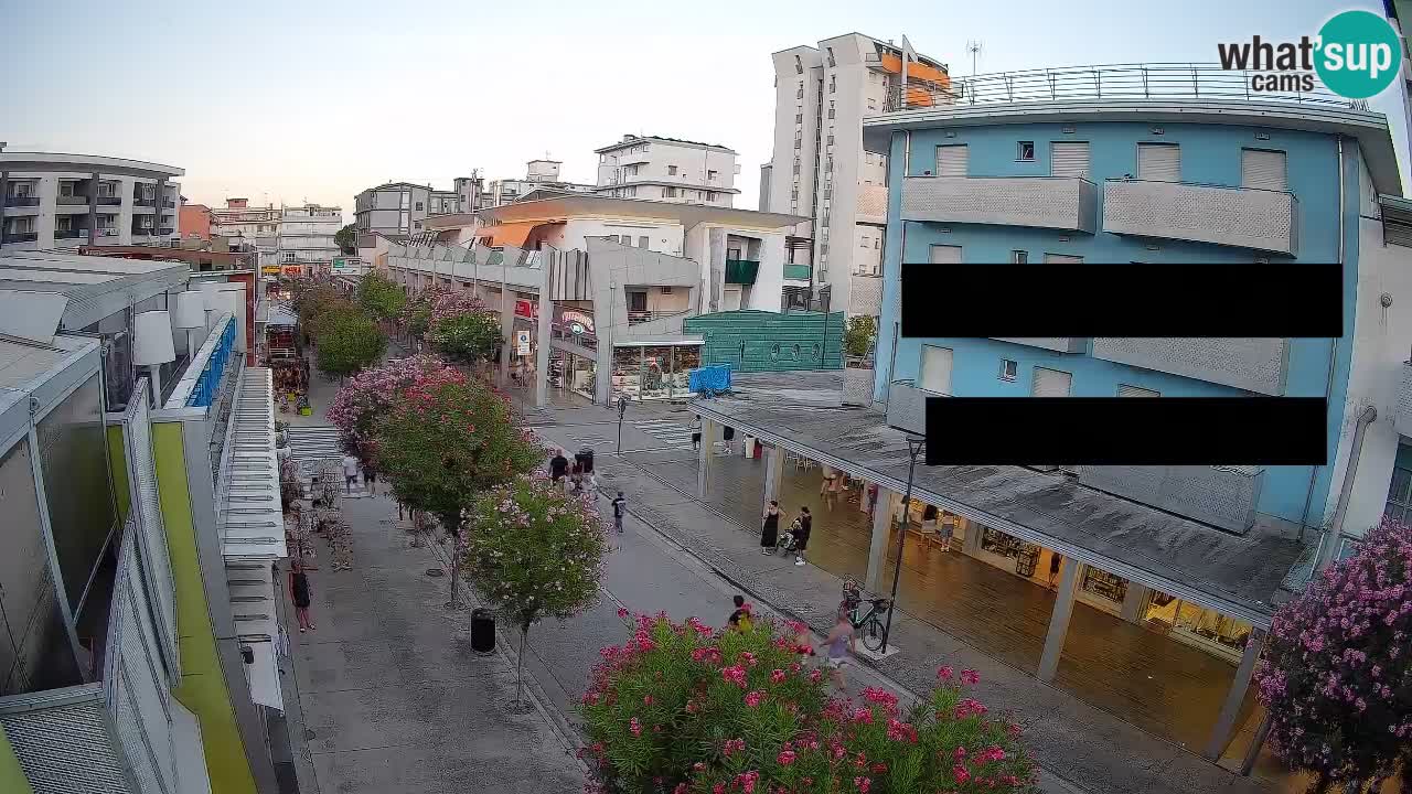 Webcam Promenade de Bibione – Viale delle Costellazioni en direct