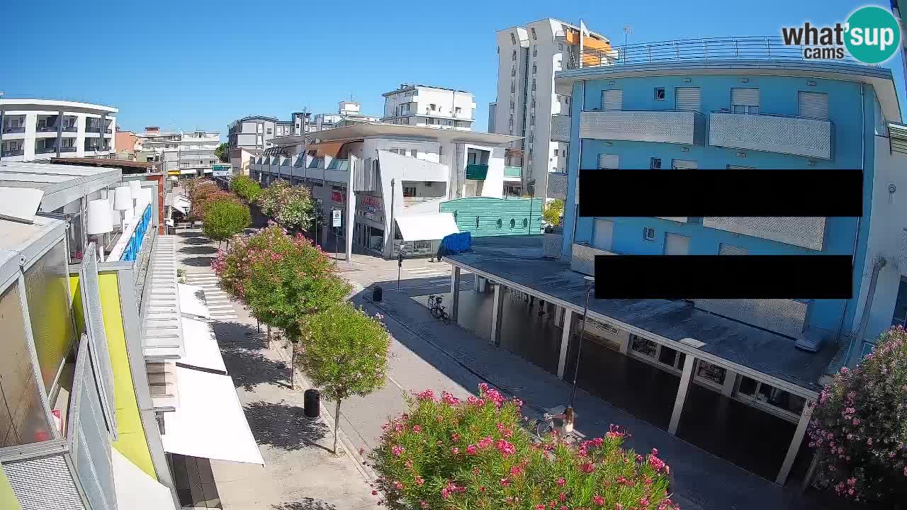 Webcam Passeggiata Bibione – Viale delle Costellazioni in Diretta