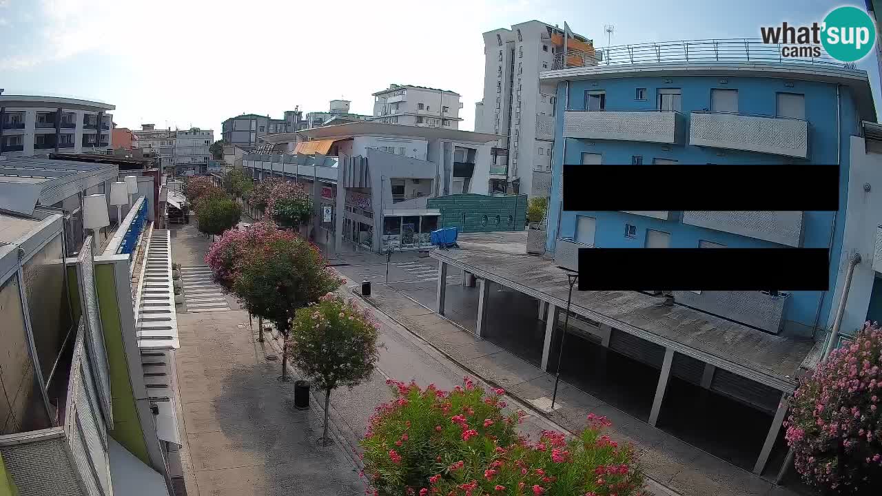Webcam Promenade de Bibione – Viale delle Costellazioni en direct