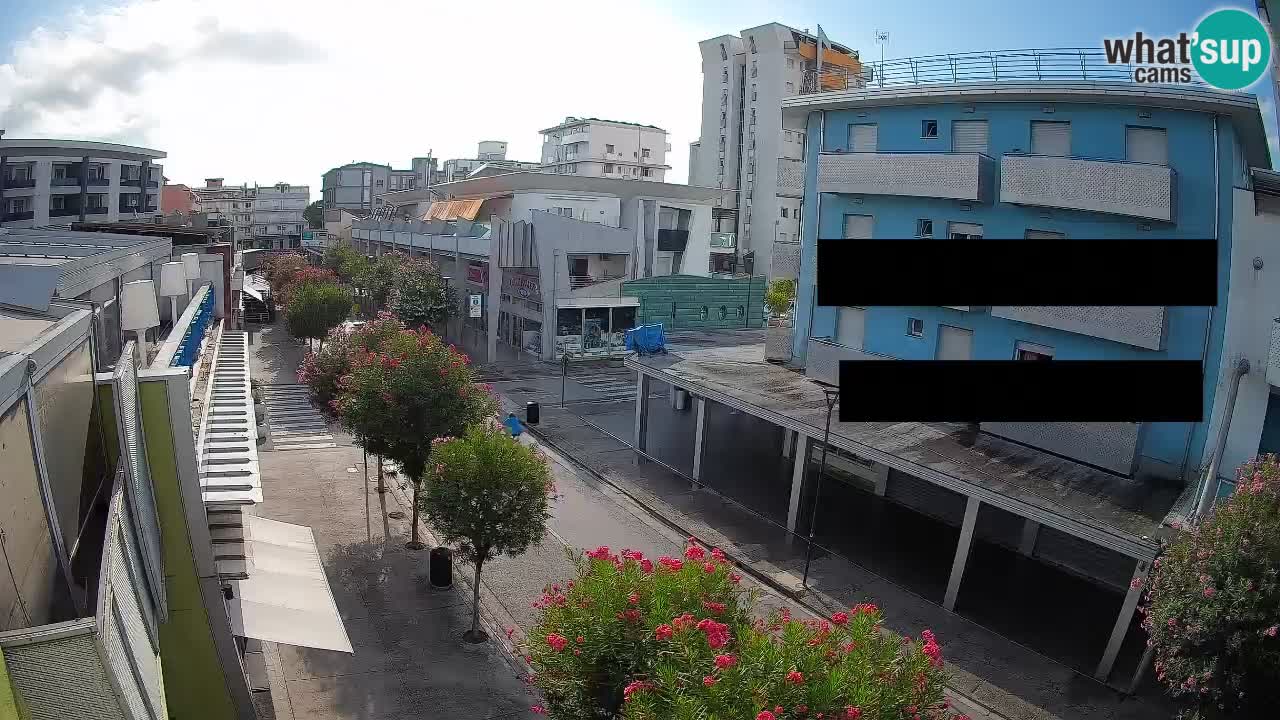Webcam Passeggiata Bibione – Viale delle Costellazioni in Diretta