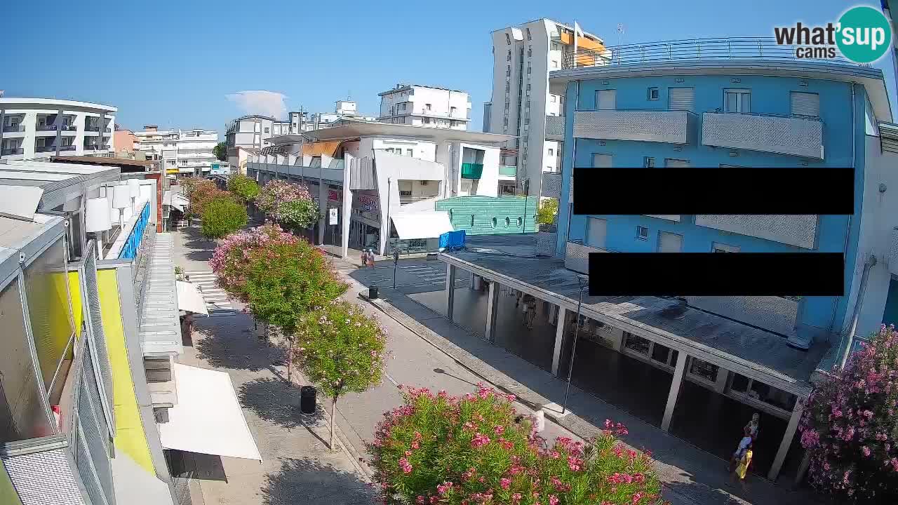 Webcam Passeggiata Bibione – Viale delle Costellazioni in Diretta