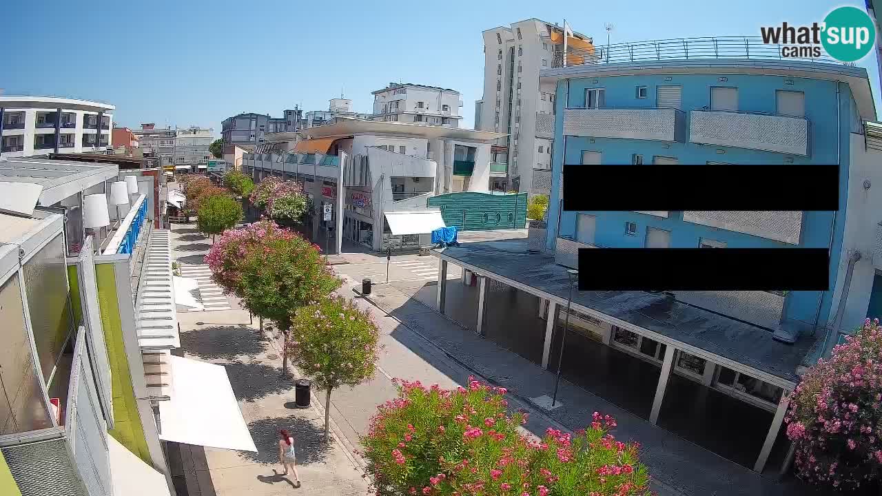 Webcam Promenade de Bibione – Viale delle Costellazioni en direct