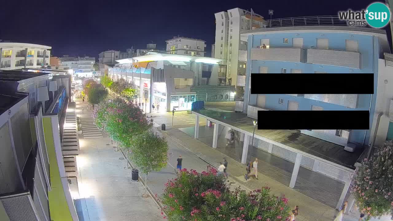 Web kamera Bibione Šetnica – Viale delle Costellazioni uživo