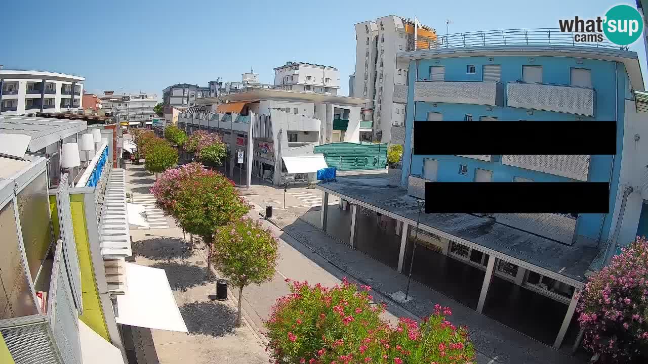 Web kamera Bibione Šetnica – Viale delle Costellazioni uživo