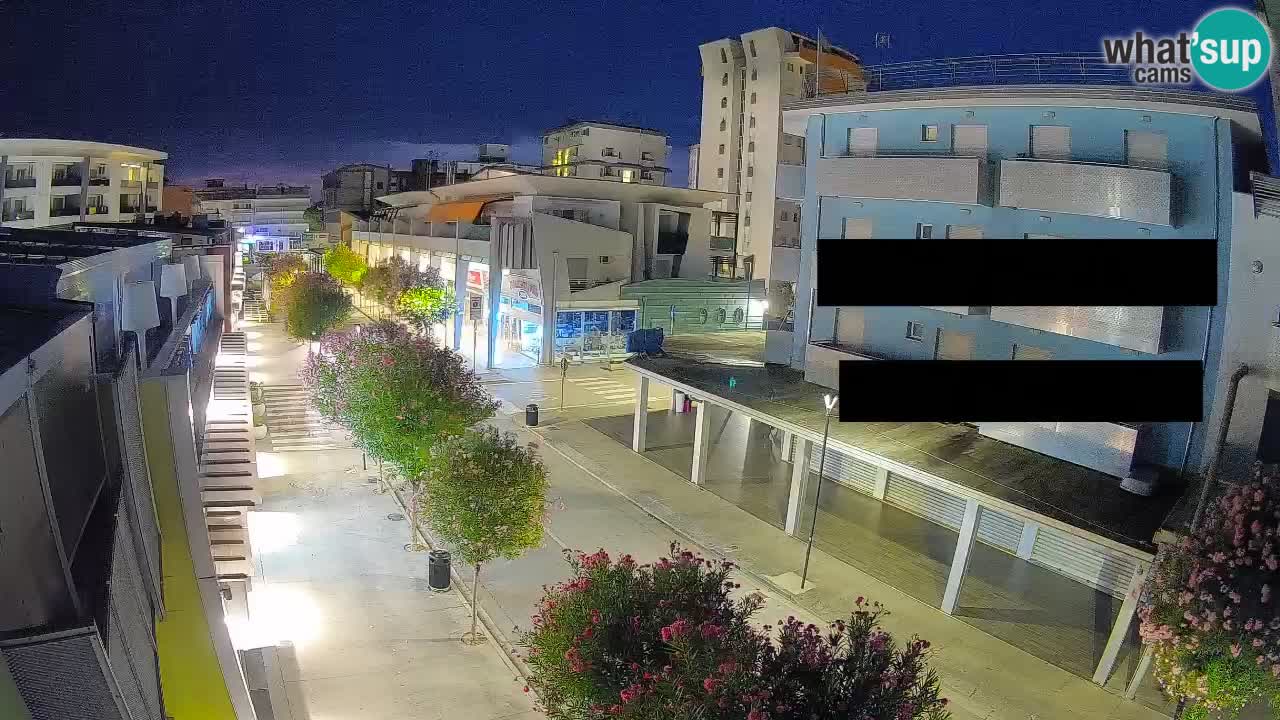Webcam Paseo de Bibione – Viale delle Costellazioni en directo